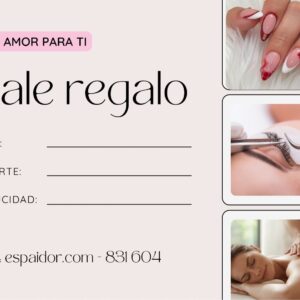 Vale Regalo Espai d’or Mujer – Peluquería y Belleza