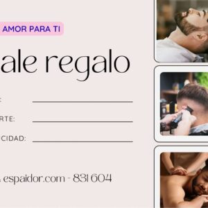 Vale Regalo Espai d’or Hombre – Barbería y Estilo Masculino
